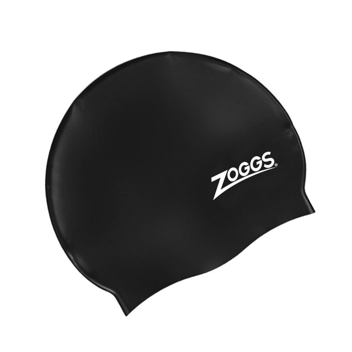 Swimming Silicone Cap Black Zoggs 465024BK