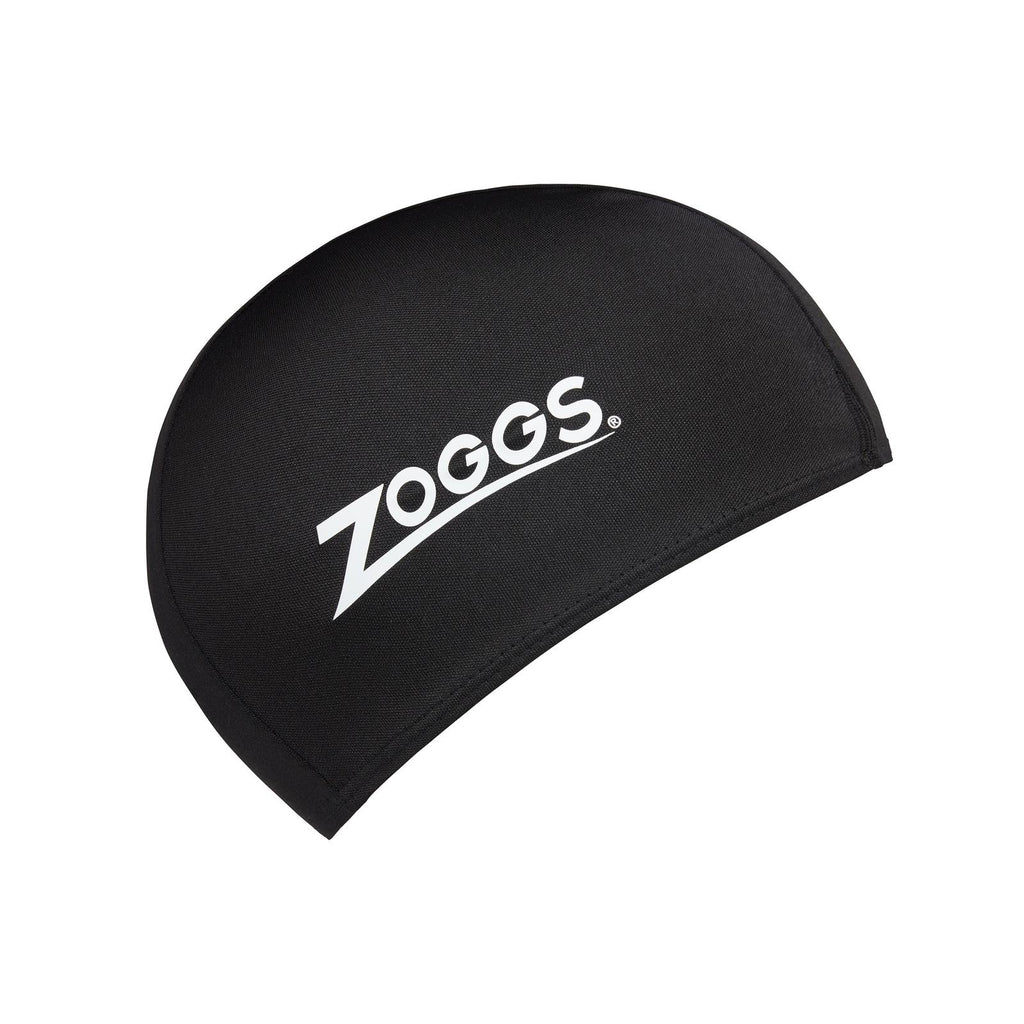 Swimming Cap Polyester Black Zoggs 465045BKBK
