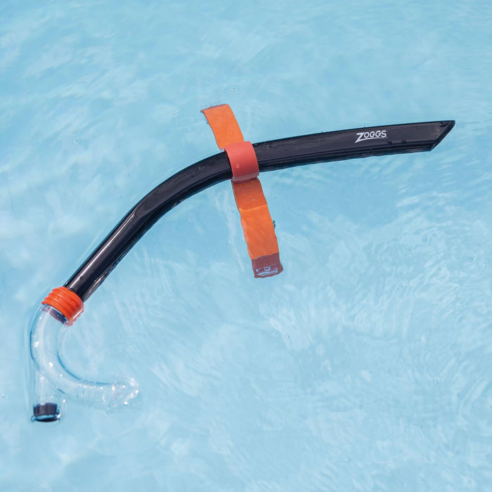 Swimming Snorkel Tube Centre Line Black-Orange Zoggs 465287BKOR