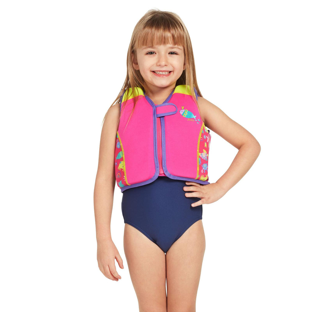 Giubbotto Swimsure per bambini, stampa Sea-Queen, 2-3 anni 15-19kg Zoggs 465526SQEU23