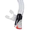 Diving Snorkeling Snorkel Fast Tech Clear-Red Seac 476R