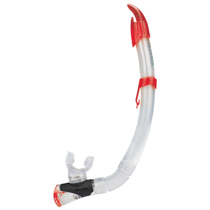 Diving Snorkeling Snorkel Fast Tech Clear-Red Seac 476R
