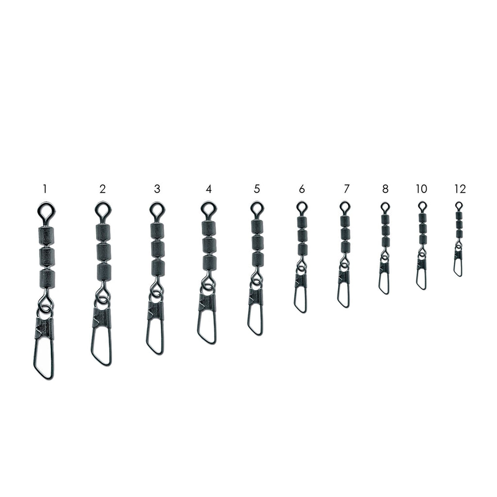 Rolling Barrel Swivel Chains With Snap 6pcs №3 Expert Predator 48110