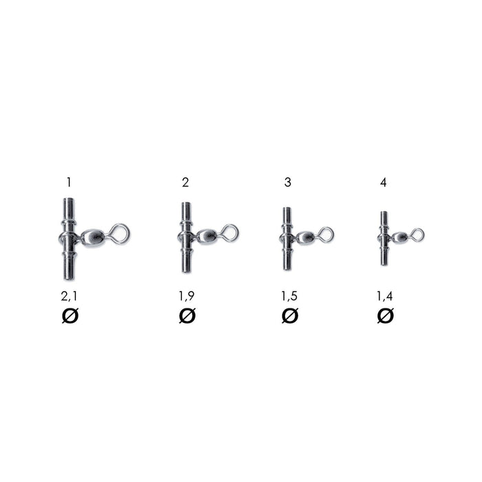 Girevoli a Gru su Tubo 2,1mm Expert Predator 48125