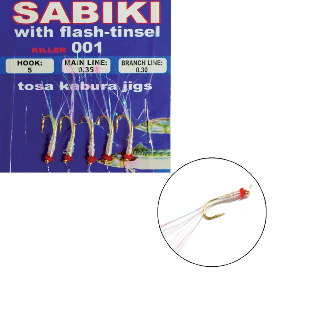 Sabiki Rigs With Flash Tinsel Killer 20pcs №6 Expert Predator 4826406