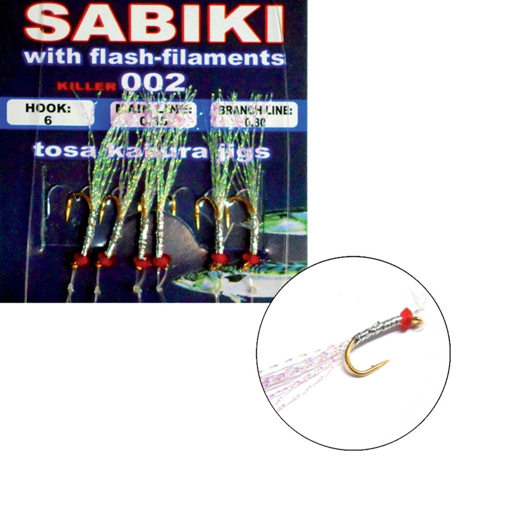 Sabiki Rigs With Flash Filaments 20pcs №4 Expert Predator 4826504