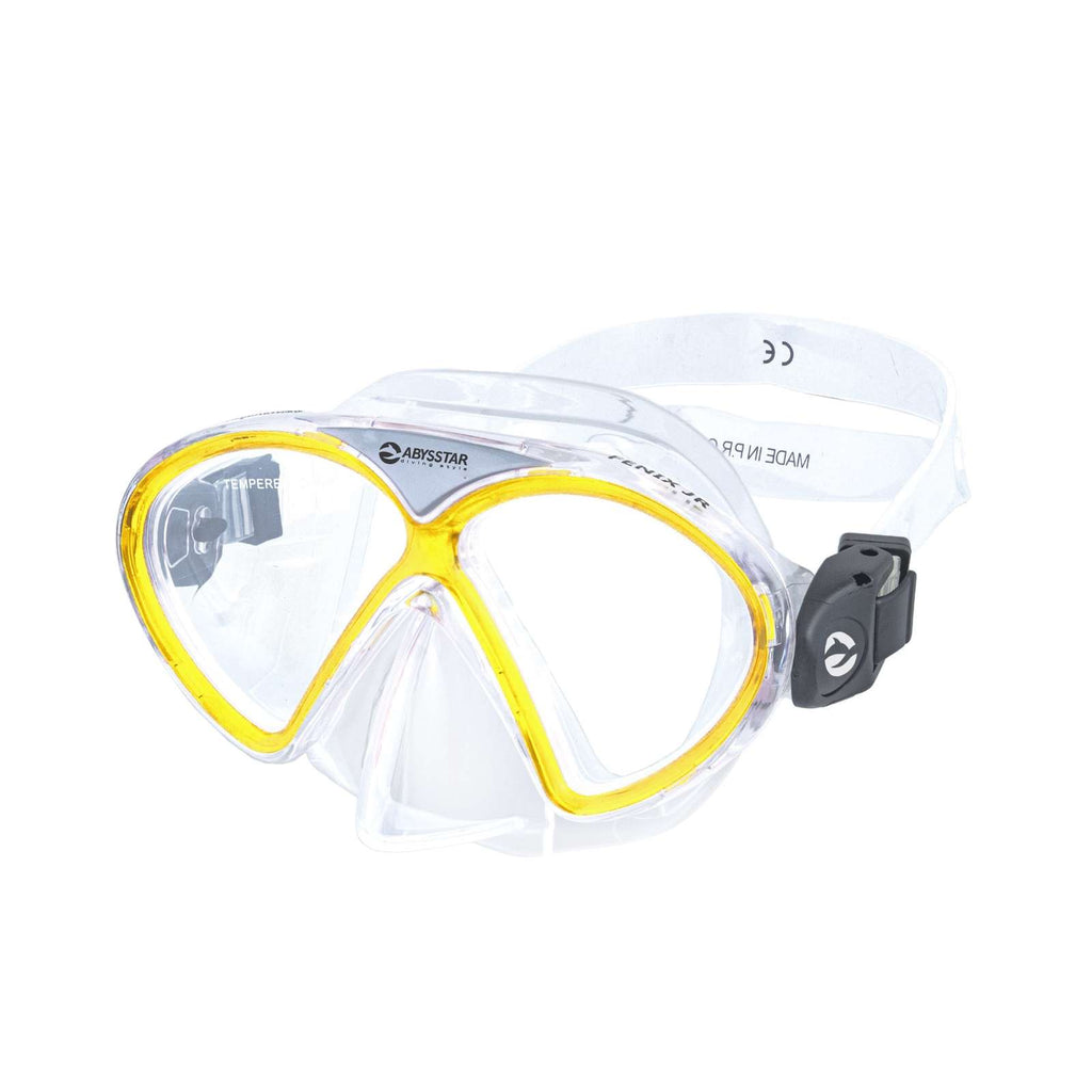 Snorkeling Mask Fenix Kids Clear-Yellow Abysstar 50037YL