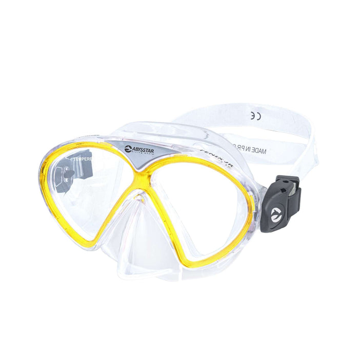 Snorkeling Mask Fenix Kids Clear-Yellow Abysstar 50037YL