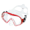 Diving Mask Poseidon Clear-Red Abysstar 50050RD