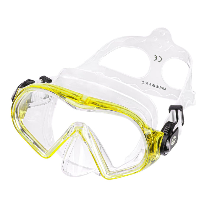Diving Mask Poseidon Clear-Yellow Abysstar 50050YL