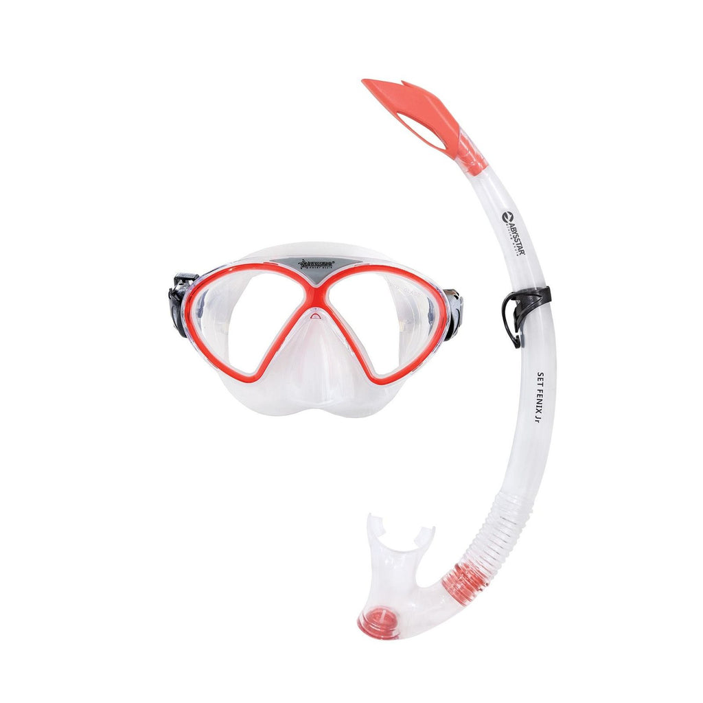 Snorkeling Set Fenix Kids Clear-Red Abysstar 50058RD