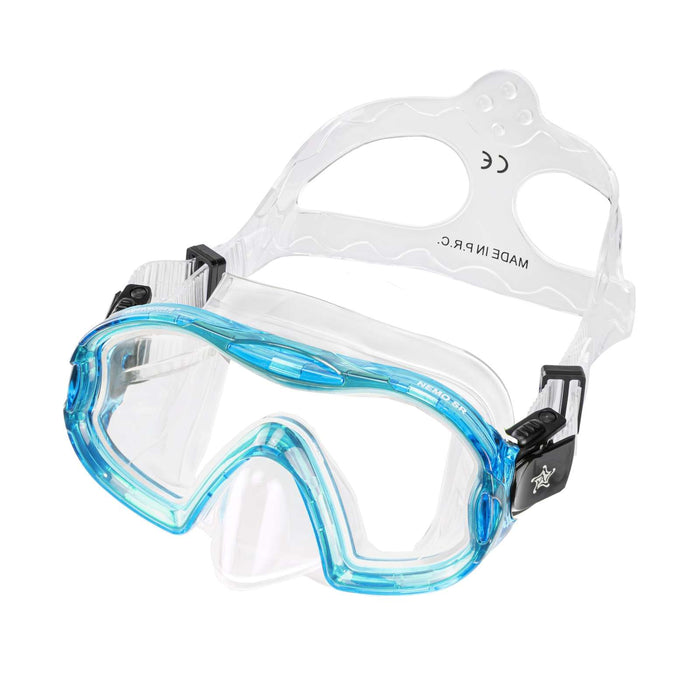 Snorkeling Mask Nemo Kids Clear-Blue Abysstar 50078BL