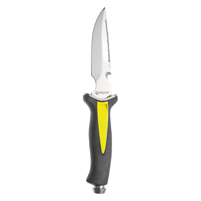 Dive Knife Impeachment-11 Black-Yellow 11cm Abysstar 50173