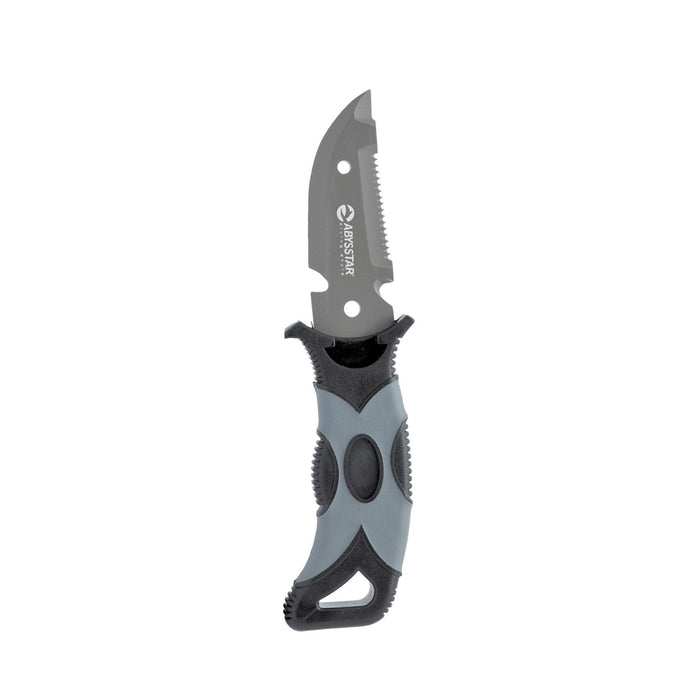 Dive Knife Immersion-8 Black-Grey 8cm Abysstar 50174