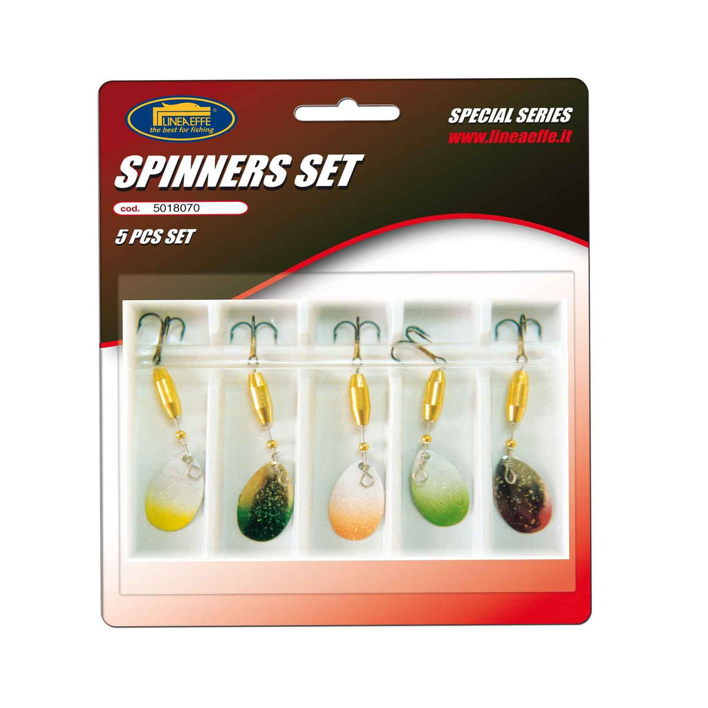 Spinner Set Assorted Colours 3,5g Lineaeffe 5026050