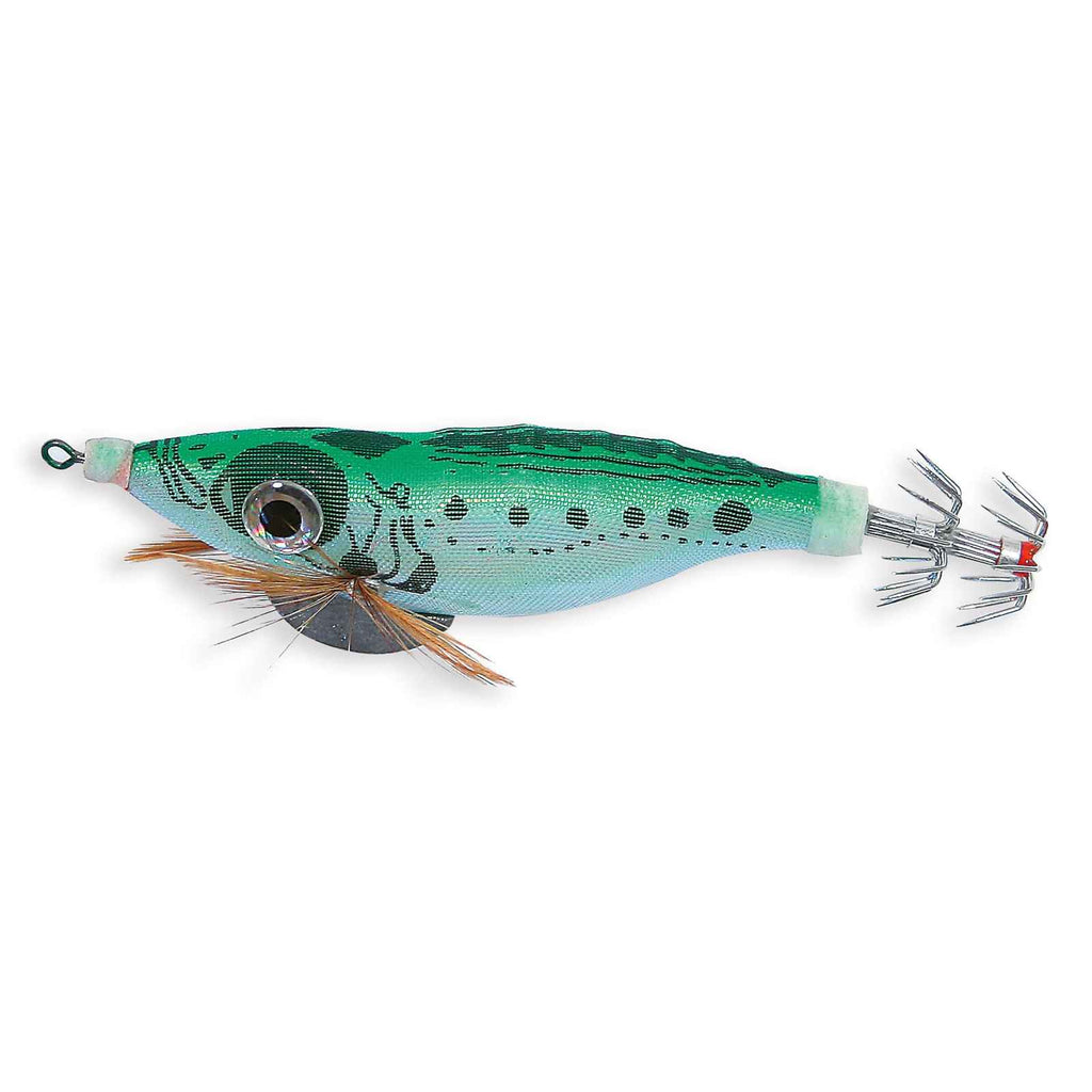 Eyed Squid Jig Green Length 8cm Lineaeffe 5096015