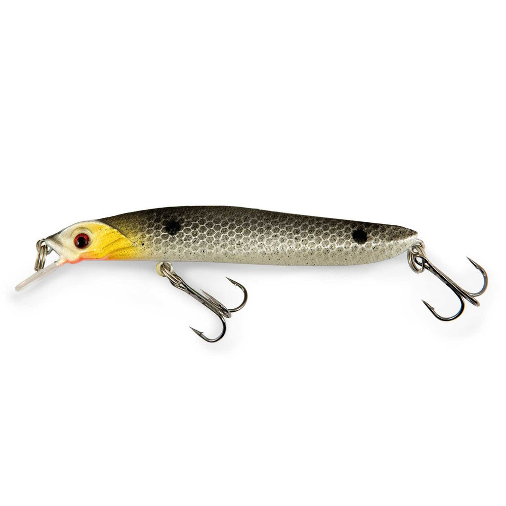 Total Minnow Floating Silver Black Dots 8g 10cm Lineaeffe 5381100