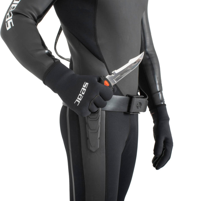 Knife Rapid Black-Orange Seac 55-23-NO