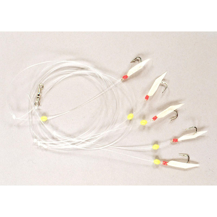 Bait Chaiser 6 Hooks With Luminous Beads Size 2 Hikaru 5640020