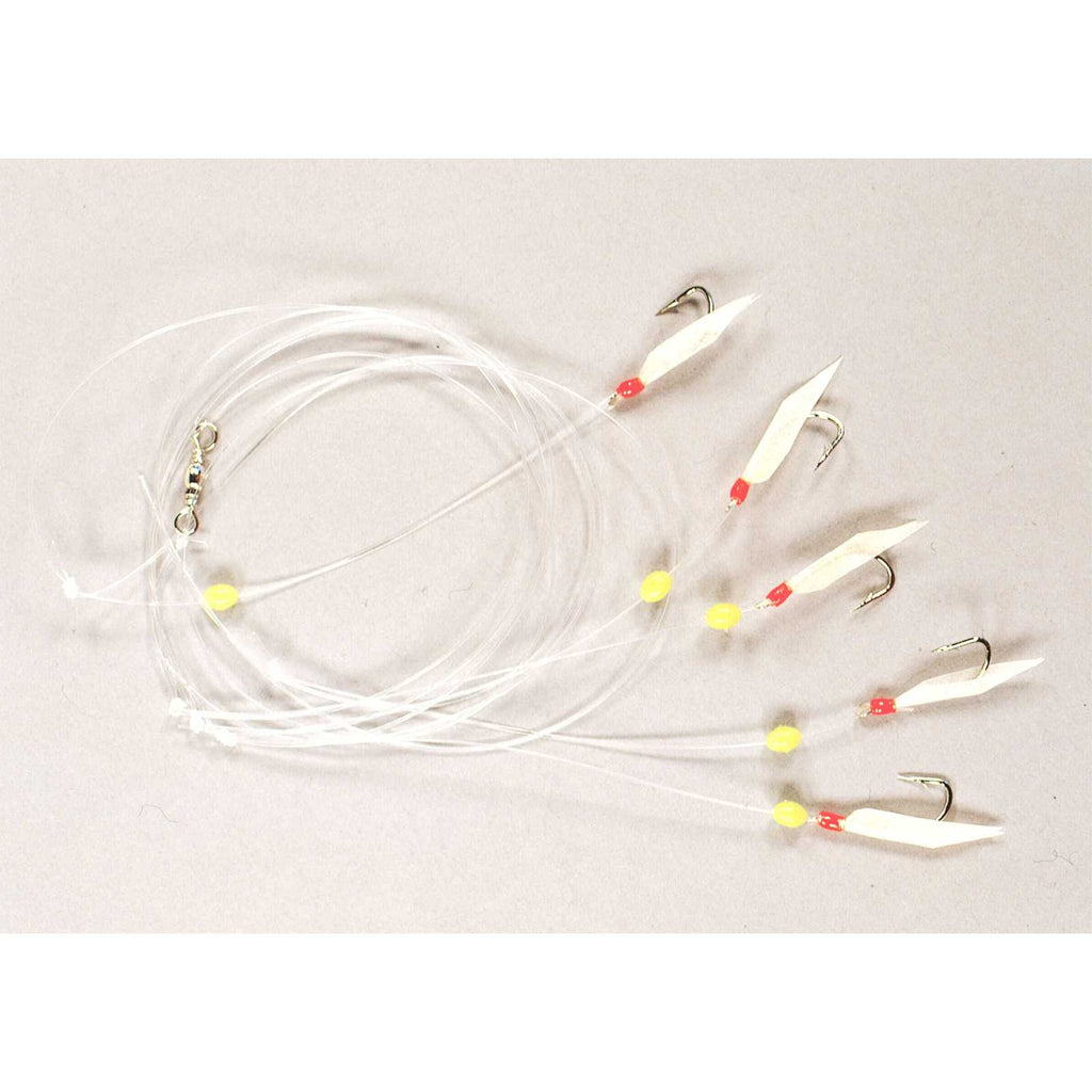 Bait Chaiser 6 Hooks With Luminous Beads Size 6 Hikaru 5640060
