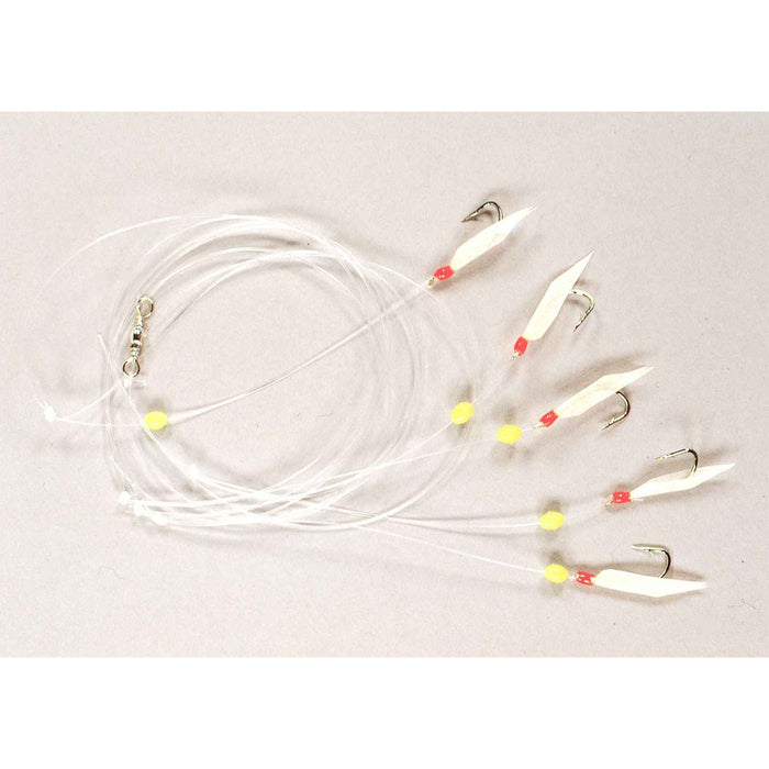 Bait Chaiser 6 Hooks With Luminous Beads Size 9 Hikaru 5640090