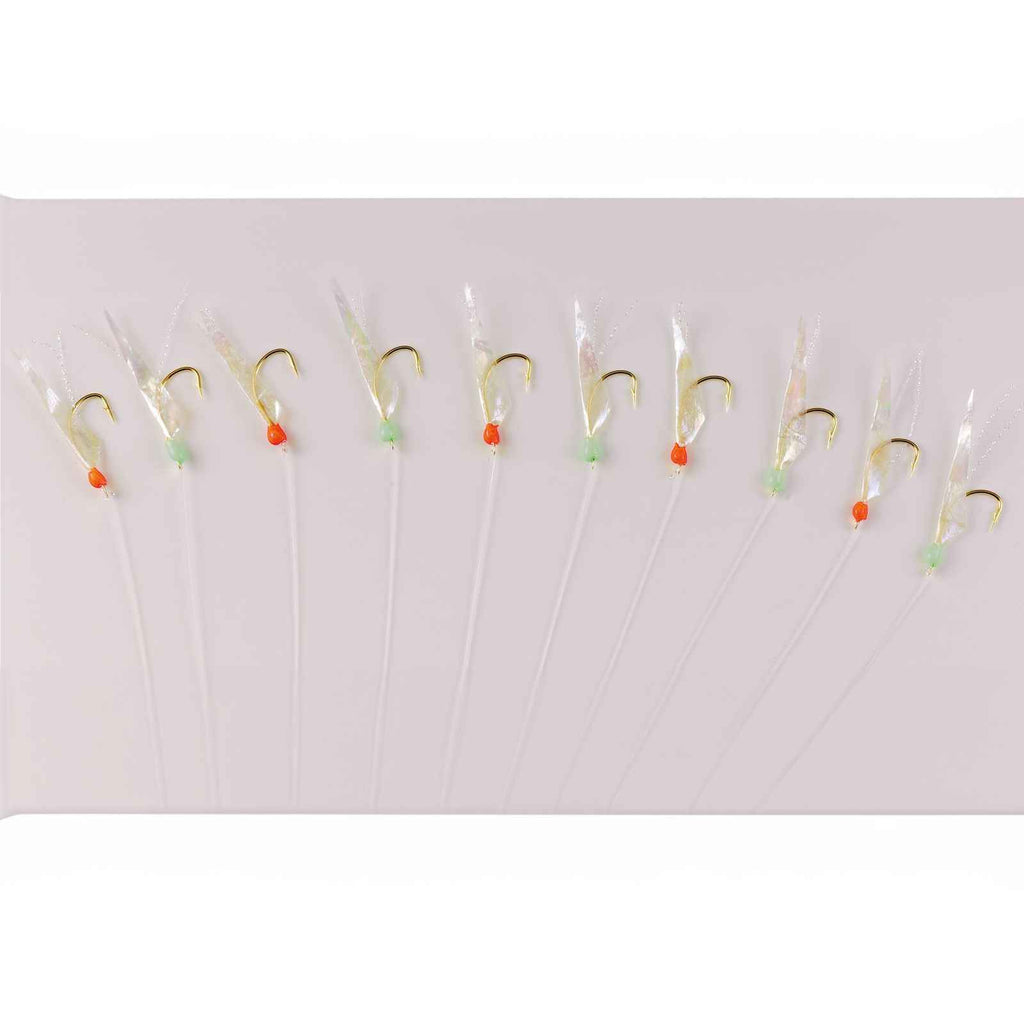 Sabiki Rig Rainbow Fish Skin 10 Golden Hooks Size 4 Hikaru 5640204