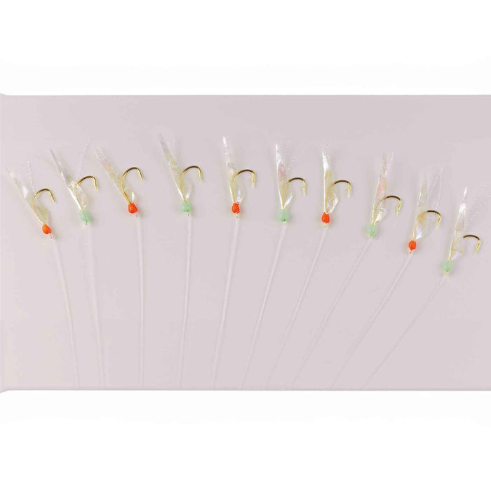 Sabiki Rig Rainbow Fish Skin 10 Golden Hooks Size 4 Hikaru 5640204