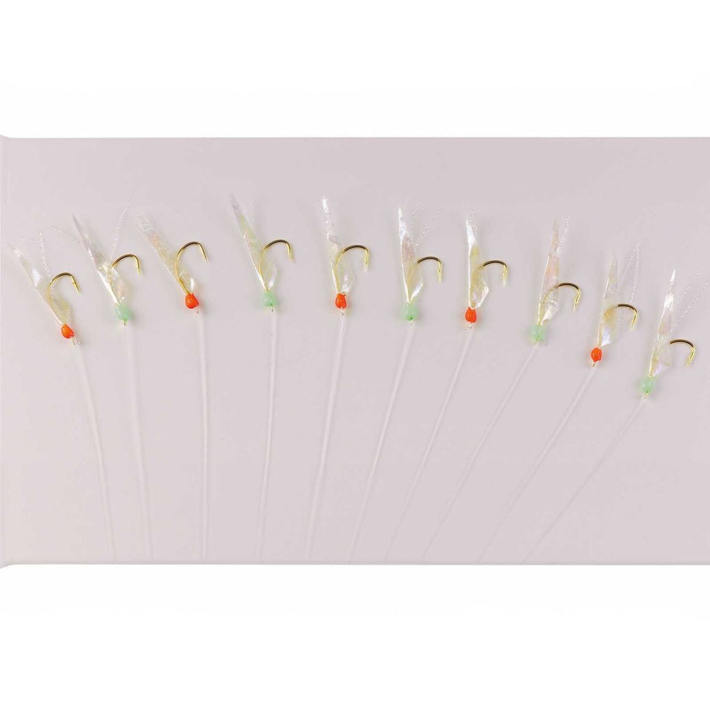 Sabiki Rig Rainbow Fish Skin 10 Golden Hooks Size 7 Hikaru 5640207