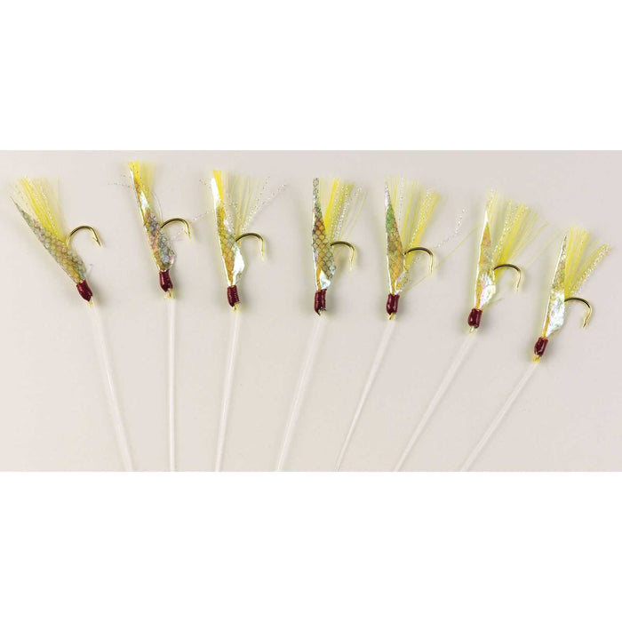 Sabiki Rainbow Fish Skin 7 Golden Hooks Size 4 Hikaru 5640404