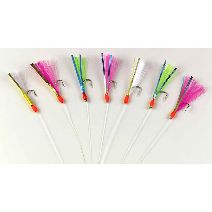 Sabiki Rig Rainbow Flasher 7 Nickeled Hooks Size 4 Hikaru 5640504