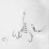 Terminal Rigs for Mullets 6 Nickeled Hooks Size 8 Lineaeffe 5645208