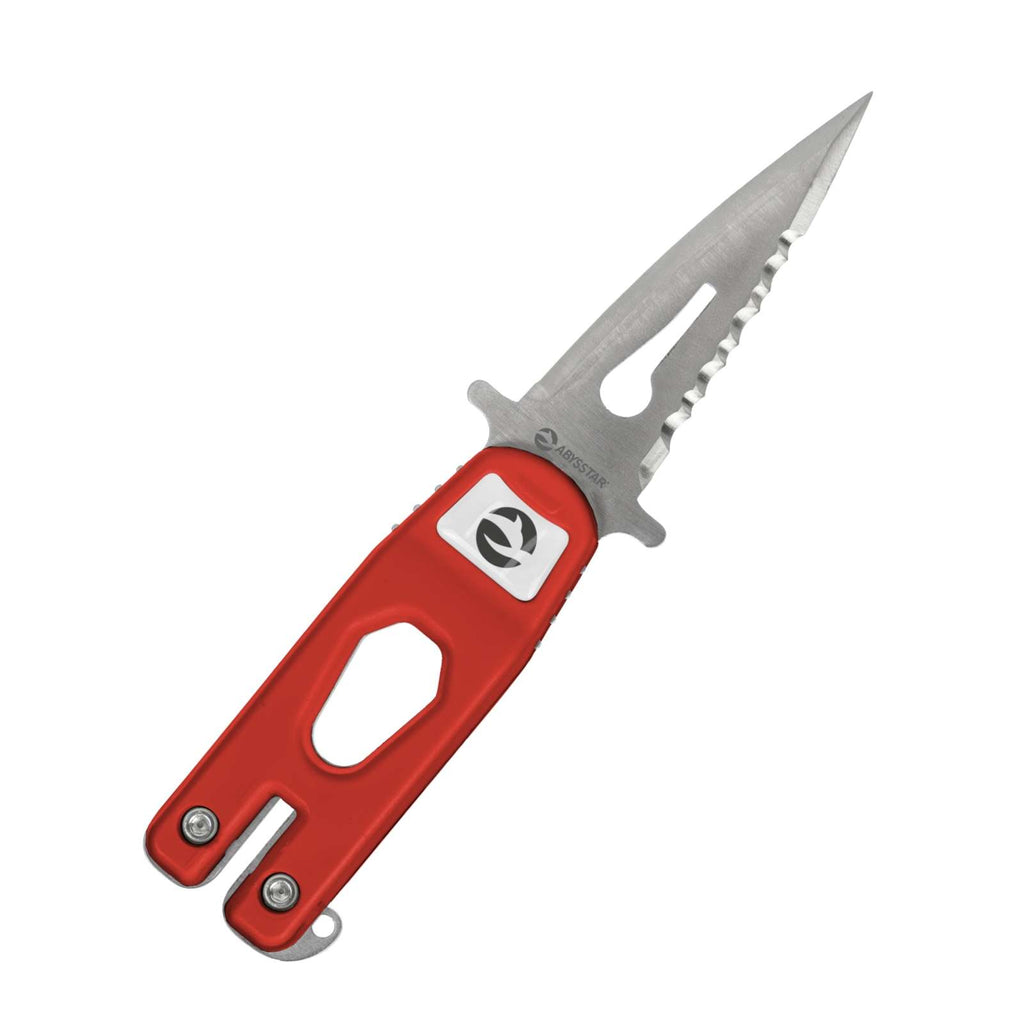 Dive Knife Scorpion-8 Red 8cm Abysstar 59006