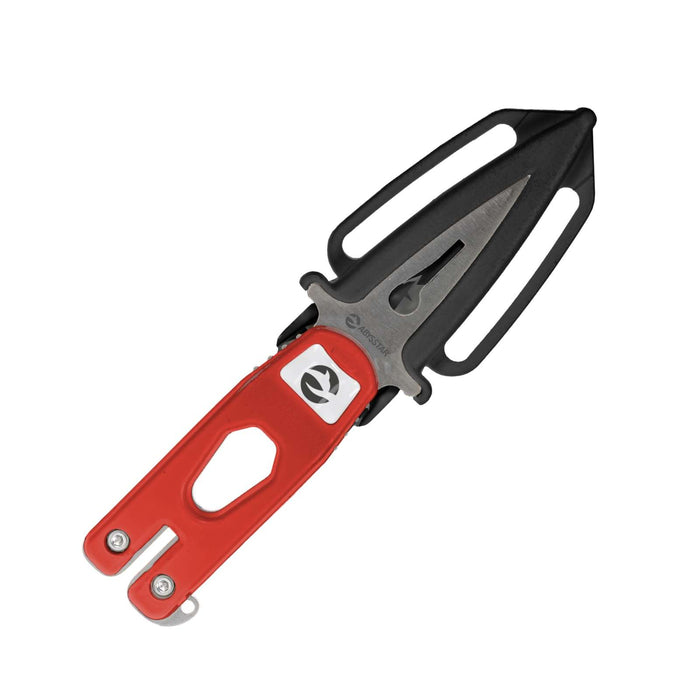 Dive Knife Scorpion-8 Red 8cm Abysstar 59006