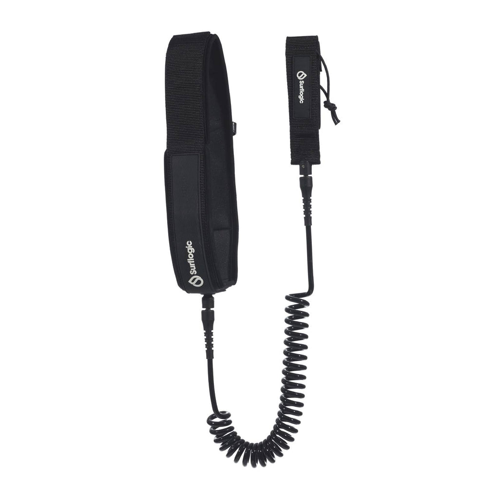 Leash Foil Cintura Bobina 8 Negro Surflogic 59025