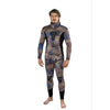 Spearfishing Full Wetsuit Octoskin Man 5mm Camo-Brown-Blue XXL Abysstar 59034