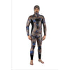 Neopreno traje de buceo completo Octoskin Hombre 3mm Camo-Marrón-Azul S Abysstar 59035