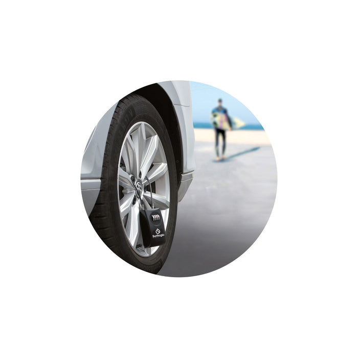 Key Lock Double System Black Surflogic 59147