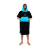 Poncho Czarno-Cyan Surflogic 59802