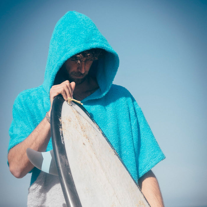 Poncho Cyan-Szary Surflogic 59804
