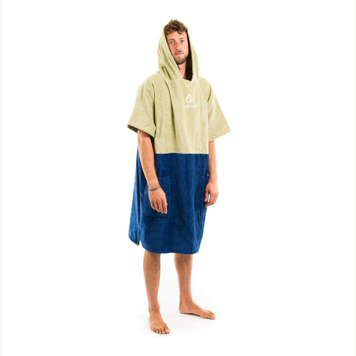 Poncho Khaki-Navy Surflogic 59809
