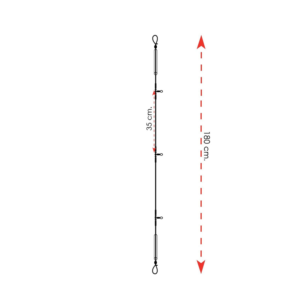 Competition Surfcasting Rig With Swivels Expert Predator 60020