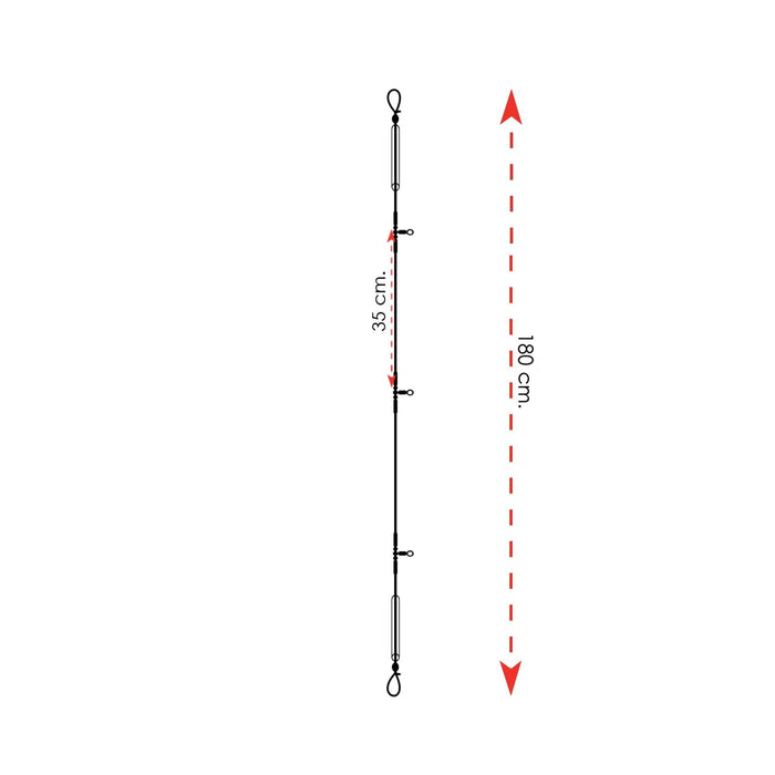 Competition Surfcasting Rig With Swivels Expert Predator 60020