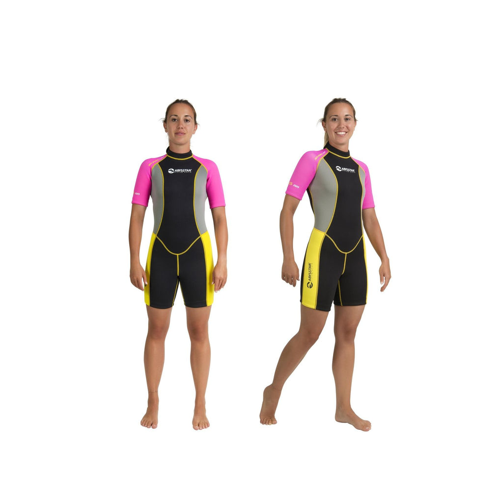 Schnorcheln Kurz-Neoprenanzug Sea Spring Frau 2,5mm Mehrfarben M Abysstar 60202