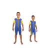 Mutande da snorkeling per bambini 2,5 mm blu-giallo 8 anni Abysstar 60219