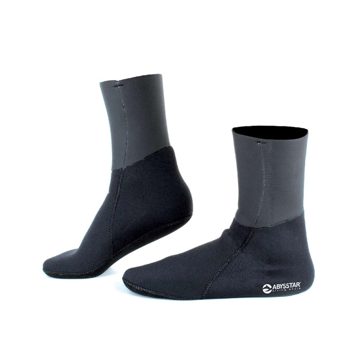 Calcetines de Buceo Con Bordes Impermeables 3mm Negro S Abysstar 60271