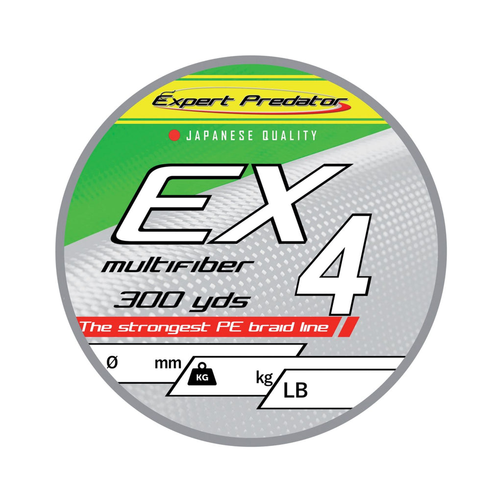 Braid Line Ex-4 300yd 0,40mm Expert Predator 60632