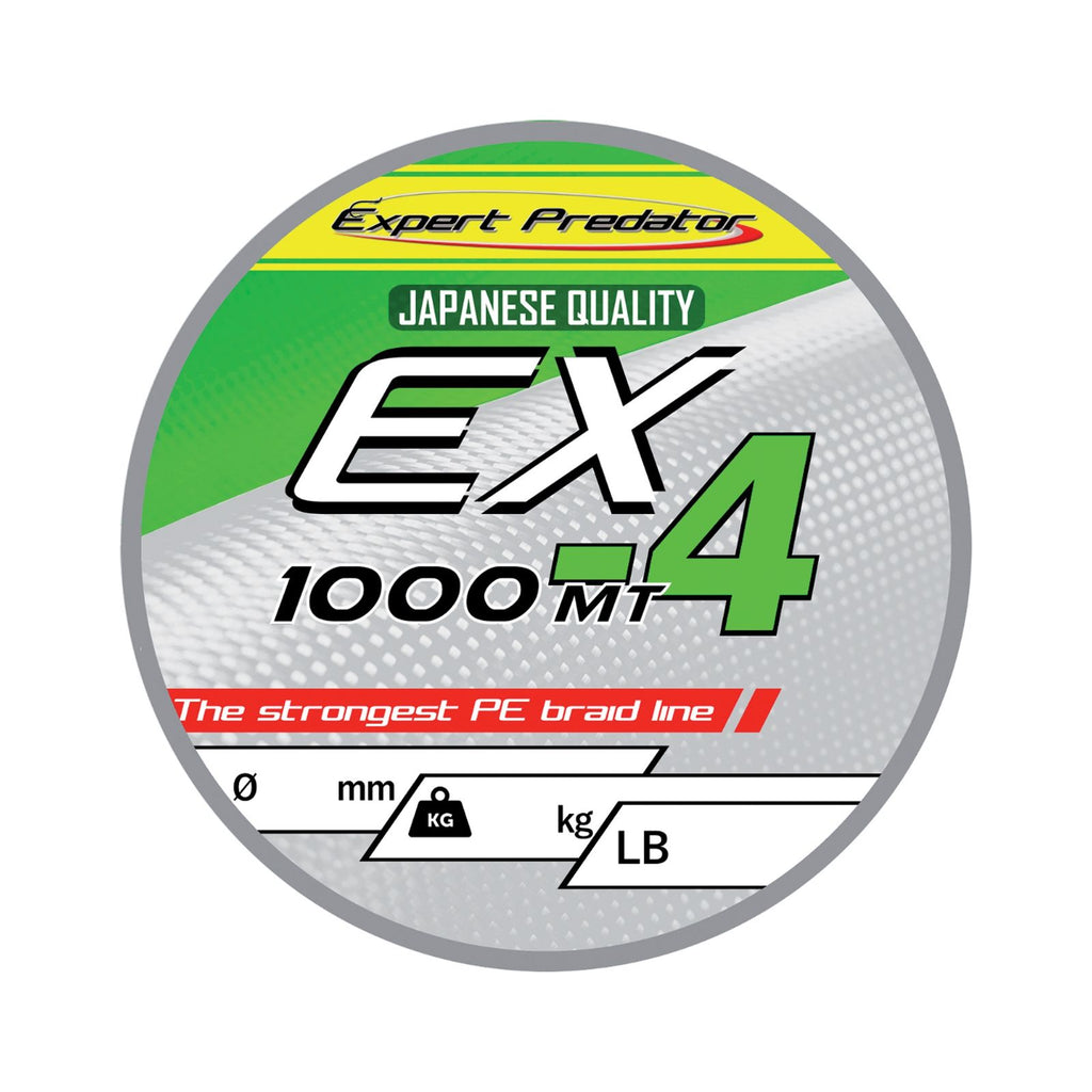 Braid Line Ex-4 1000m 0,28mm Expert Predator 60700
