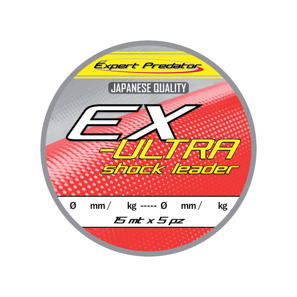 Nylon Coated Lines Ex-Ultra Shock Leader 15m 0,26-0,57mm Expert Predator 60726
