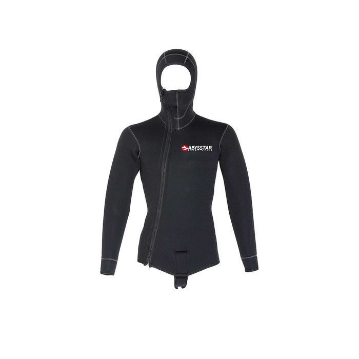 Diving Full Wetsuit Pacific Supreme Front Zip Man 5mm Black XL Abysstar 62691