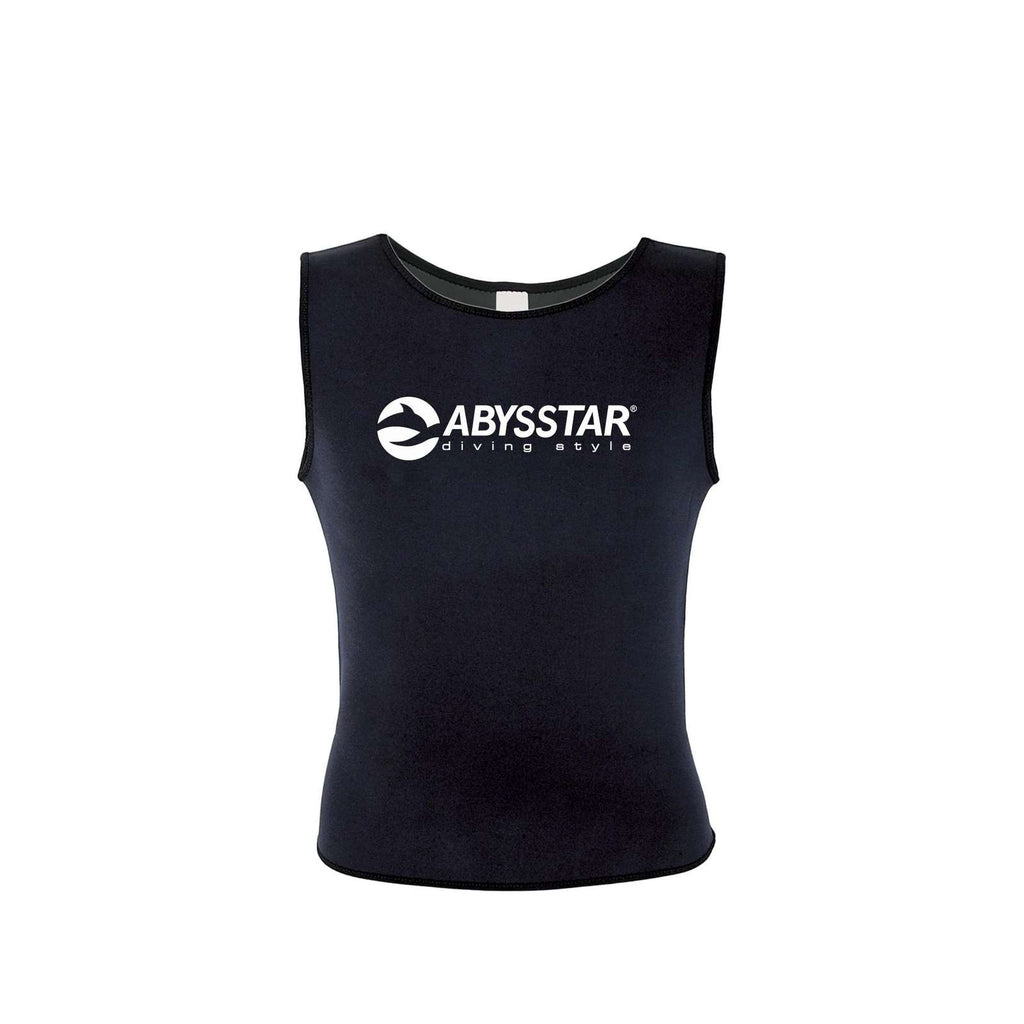 Tauchunteranzug ärmellos 2,5mm Nylon-Plüsch Schwarz S Abysstar 62699